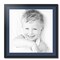 ArtToFrames 28x28" Matted Picture Frame with 24x24" Single Mat Photo Opening Framed in 1.25" Black and 2" Mat (FWM-3926-28x28)